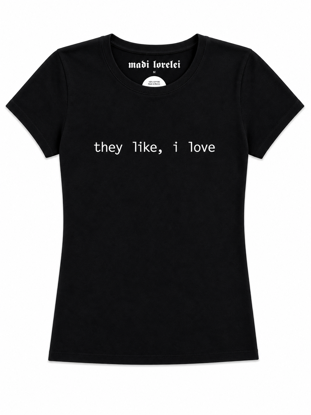 They Like I Love Black Baby Tee  Madi Lorelei