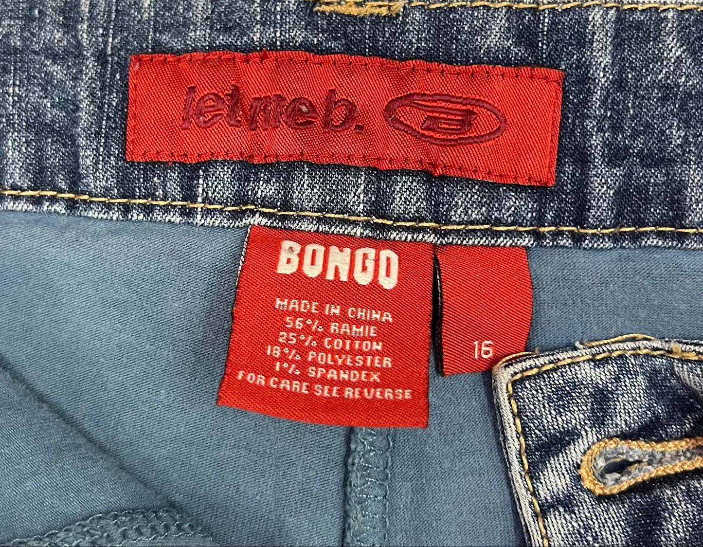 Vintage Y2K Pleated Denim Mini Skirt Size 16