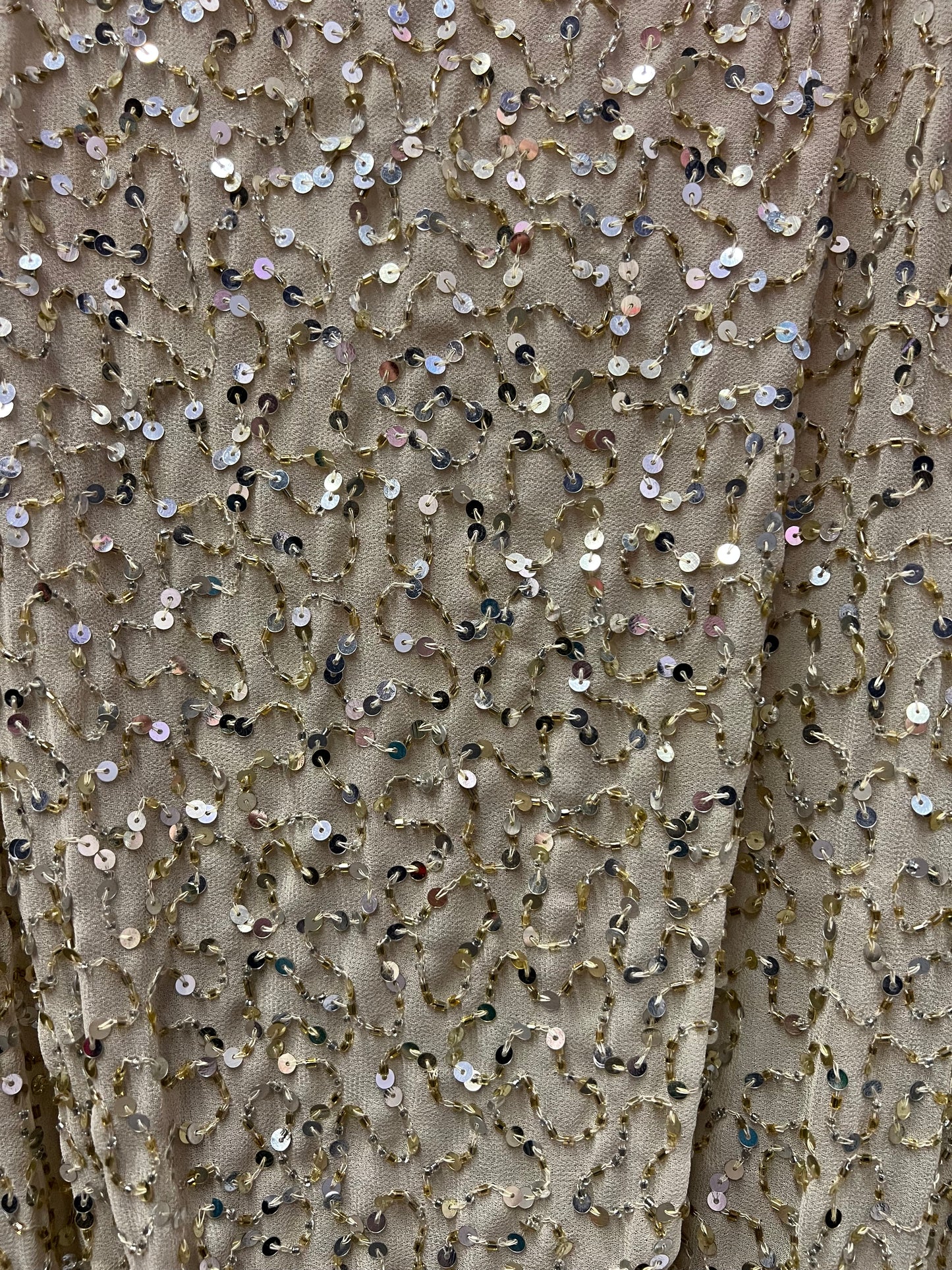 NWT Sequin Draped Party Top Size XL