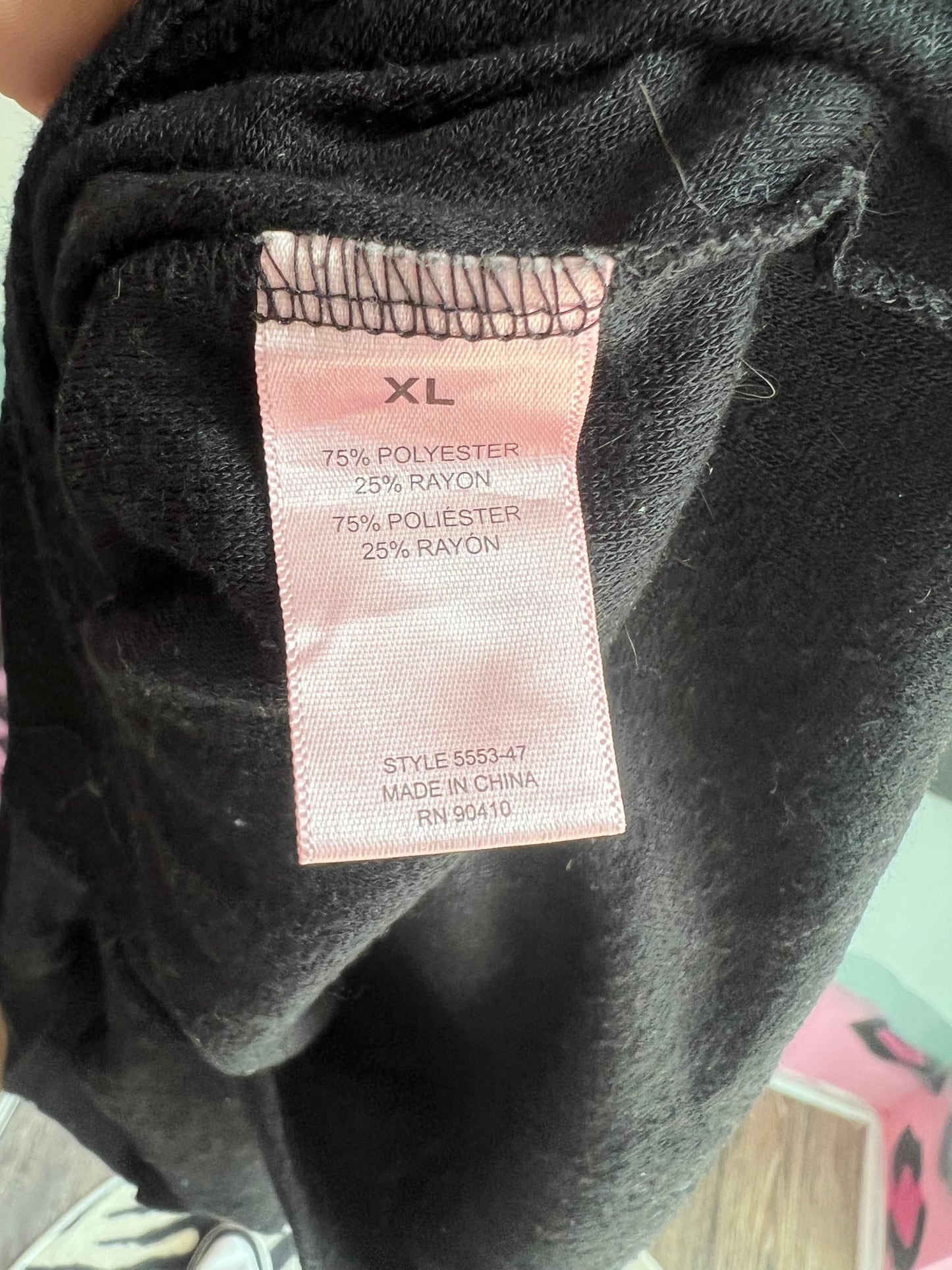 Vintage Y2K Juicy Couture Black Lounge Romper Size XL