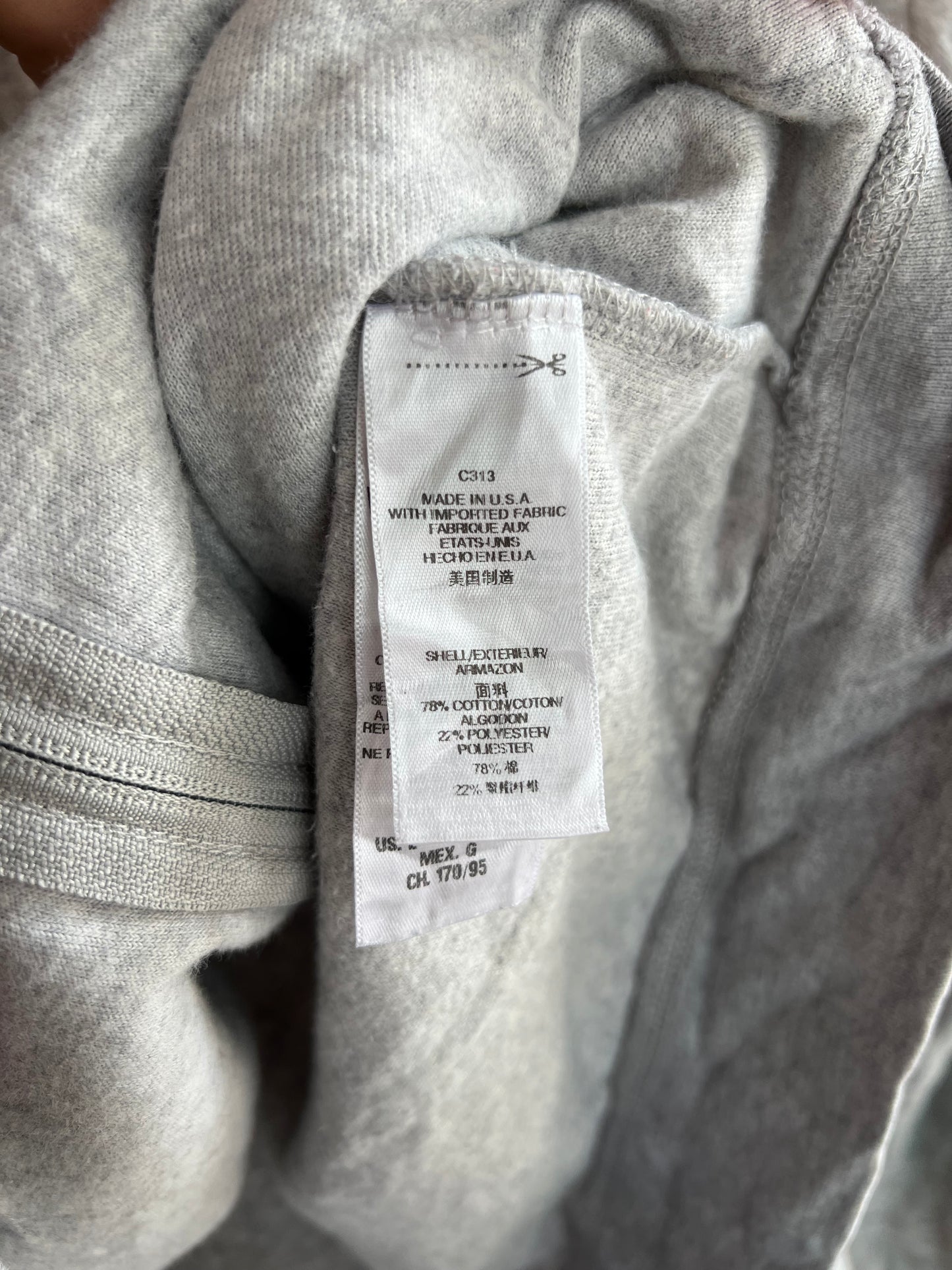 Vintage Y2K Juicy Couture Rhinestone Crown Zip Hoodie Gray Size L
