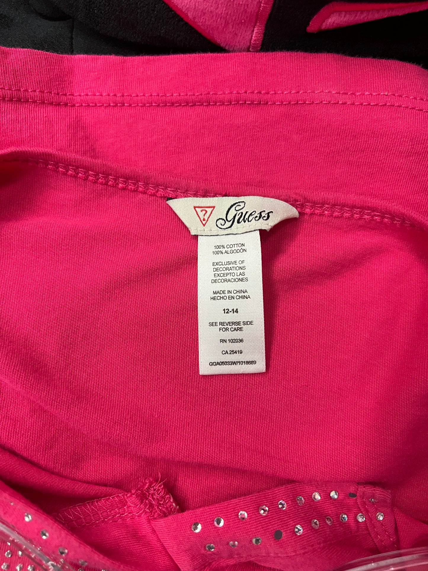 Vintage Y2K Guess Love Graphic Baby Tee Size Small (girls 12/14)
