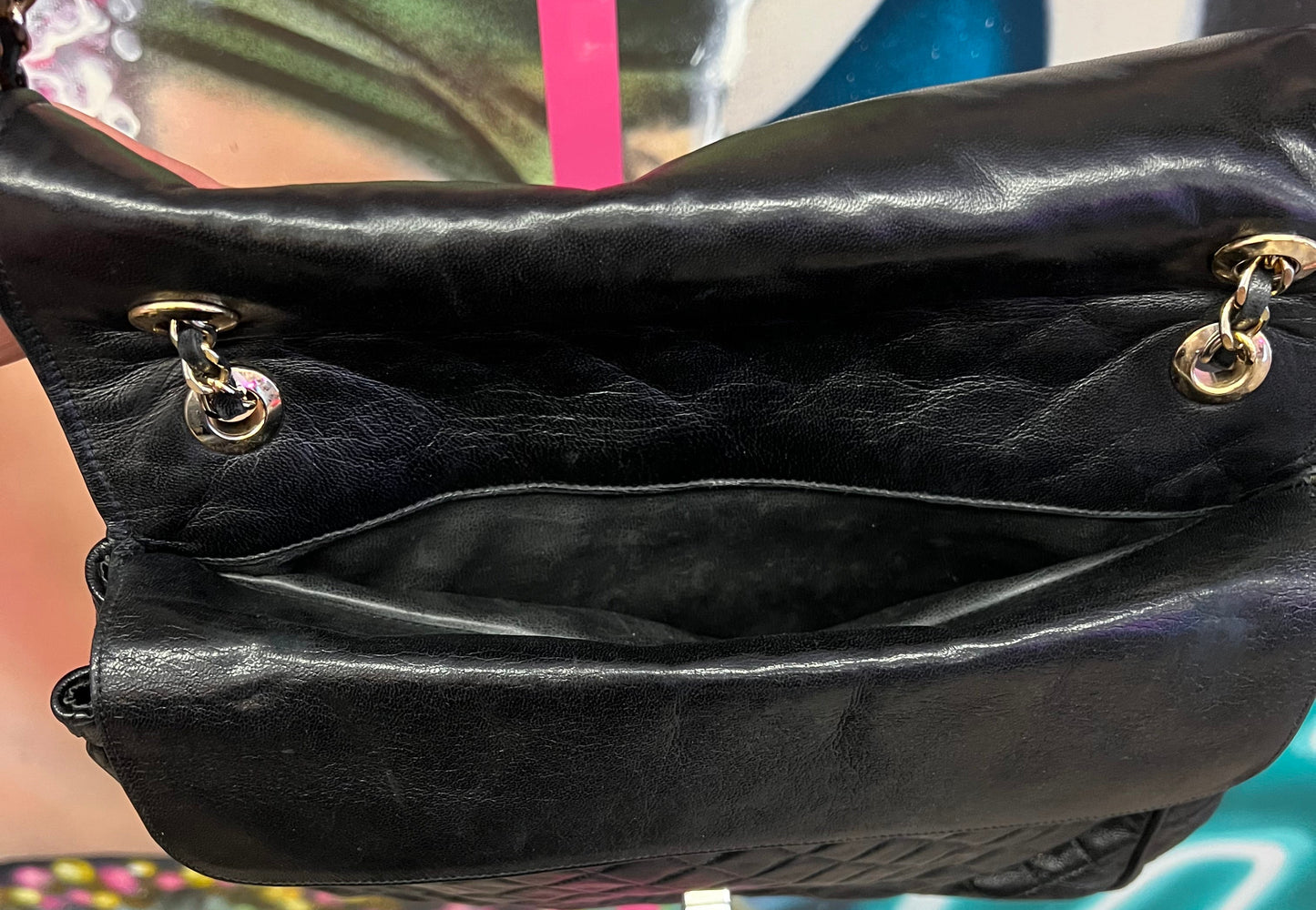 Vintage Arbag Quilted Leather Chain Shoulder Bag Inspired by Chanel 2.55