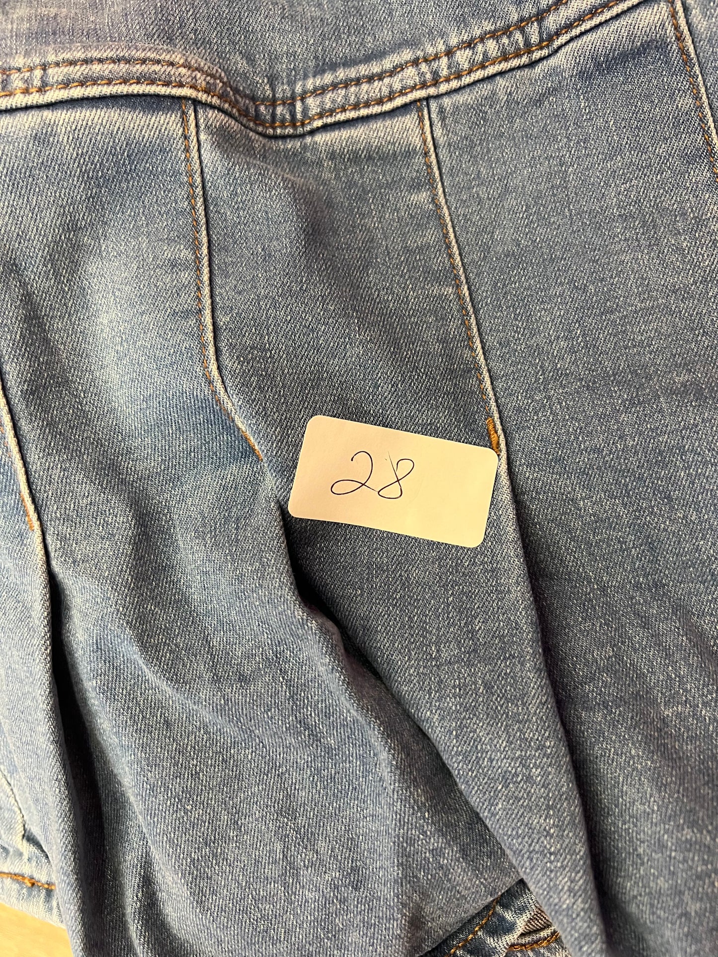 Aeropostale Y2K Denim Pleated Micro Mini Skirt Size Small